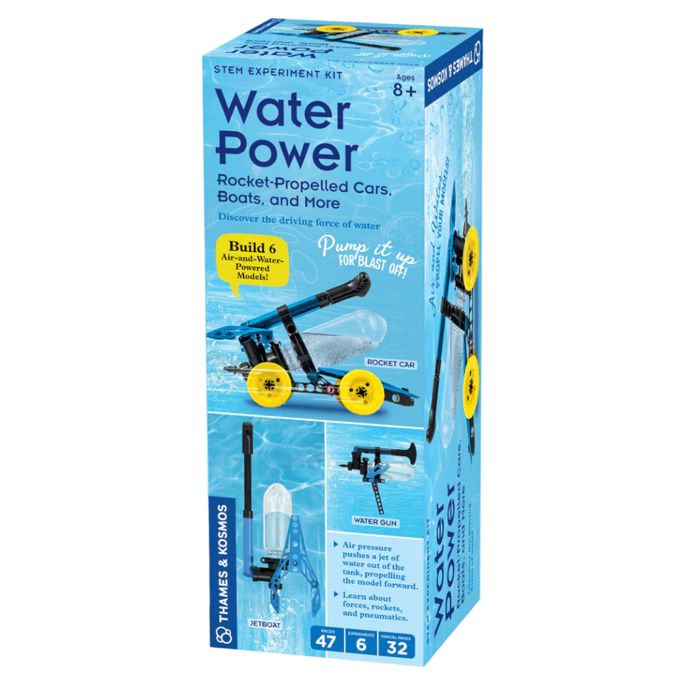 THAMES & KOSMOS Water Power Rocket-Propelled Cars, Boats and More
