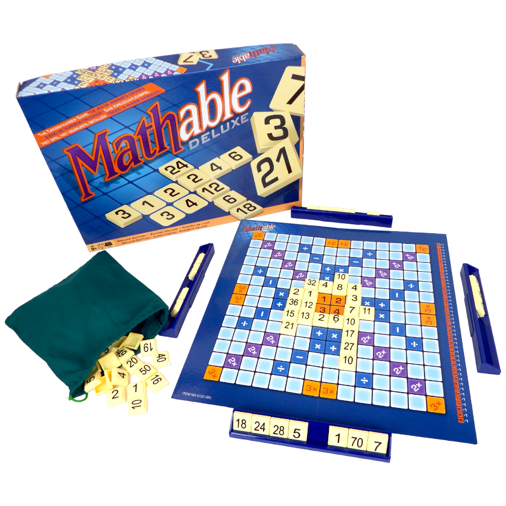 Mathable Deluxe Board Game for 2-4 Players, Ages 9 & Up 