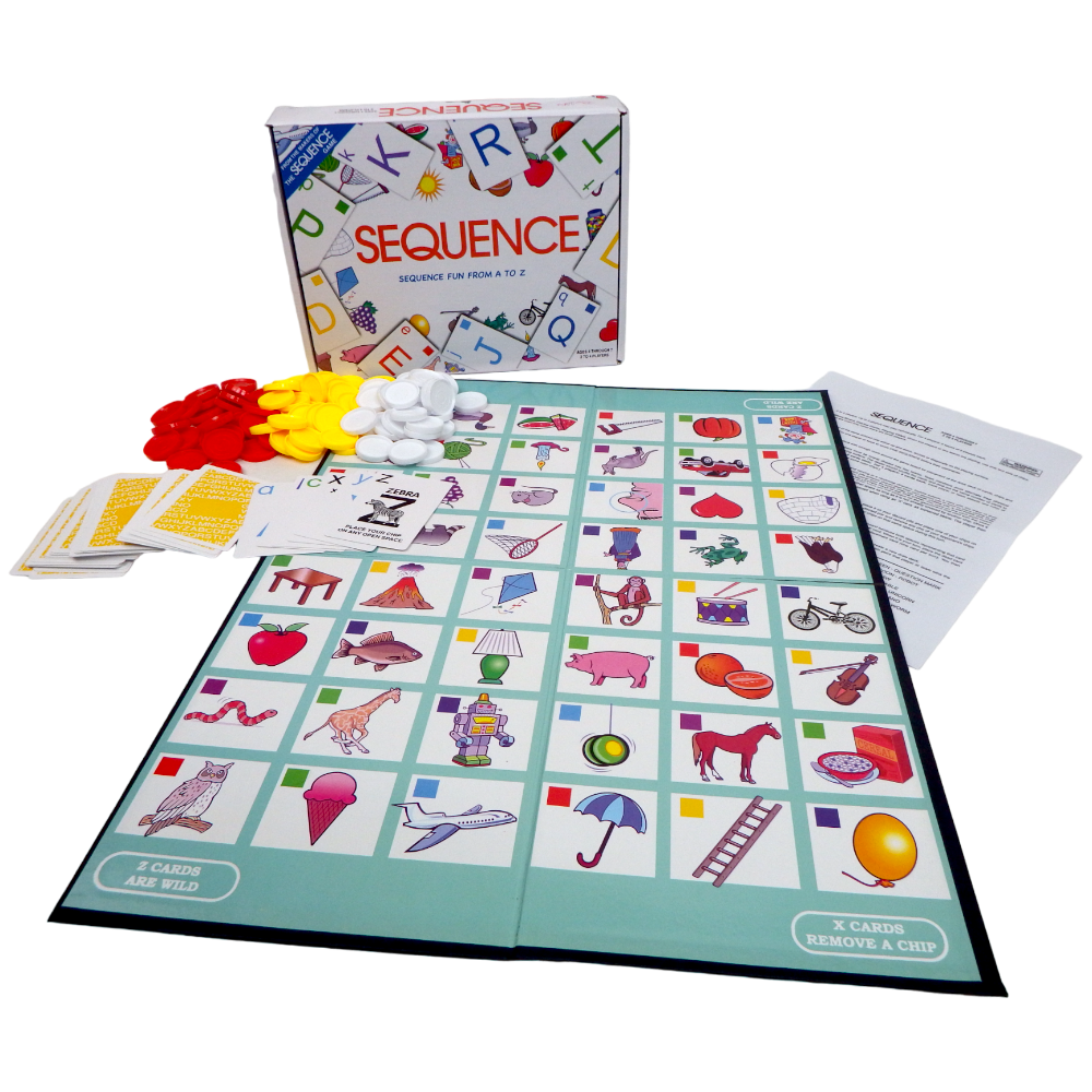 Sequence Fun from A to Z, Learning Game for Kids Aged 4-7, 2-4 Players