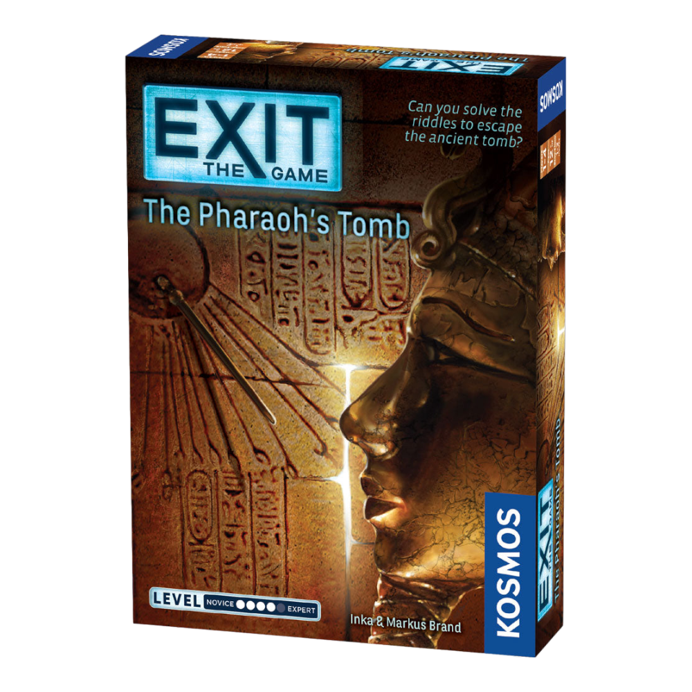 THAMES & KOSMOS Exit The Game The Pharaoh's Tomb | Interactive Escape Room Experience| Cooperative | 1-4 Players | 12+ | Game for Kids and Adults