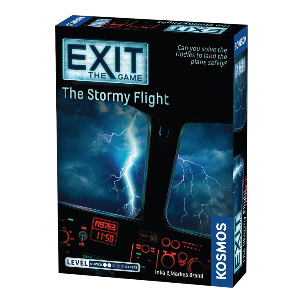 THAMES & KOSMOS Exit The Game The Stormy Flight | Interactive Escape Room Experience| Cooperative | 1-4 Players | 12+ | Game for Kids and Adults