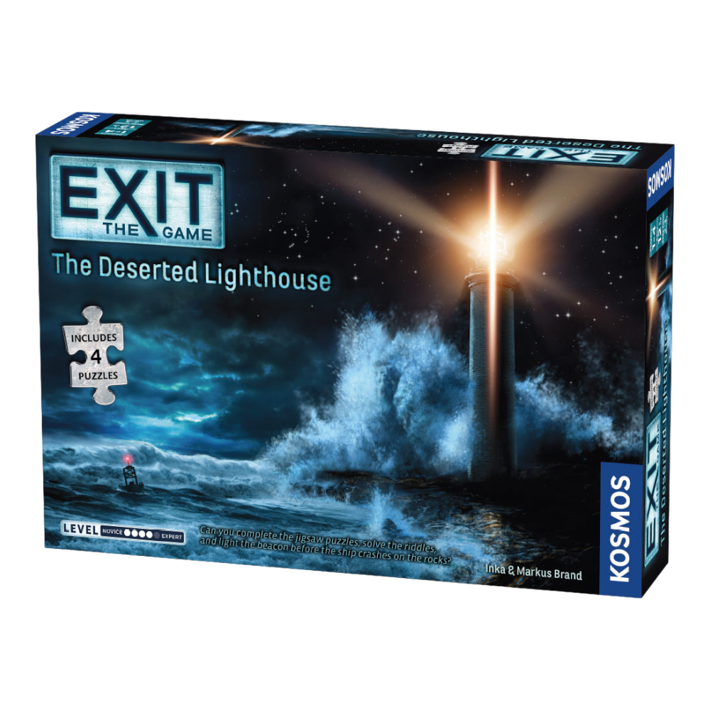 THAMES & KOSMOS Exit The Game The Deserted Lighthouse | Interactive Escape Room Experience| Cooperative | 1-4 Players | 12+ | Game for Kids and Adults