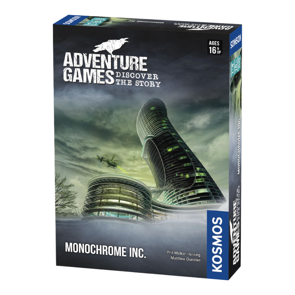 THAMES & KOSMOS Adventure Games Monochrome Inc  - Collaborative, Replayable Storytelling Gaming Experience For 1 To 4 Players Ages 16+