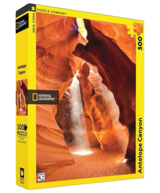 New York National Geographic Puzzle 500 Pieces Antelope Canyon
