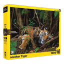 New York National Geographic Puzzle 1000 Pieces Mother Tiger and Cub