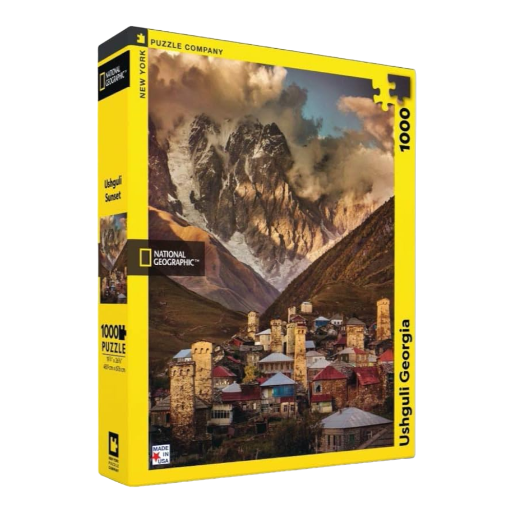 New York National Geographic Puzzle 1000 Pieces Ushguli Georgia