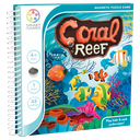 SmartGames Coral Reef Magnetic Travel Game with 48 Challenges for Ages 4+