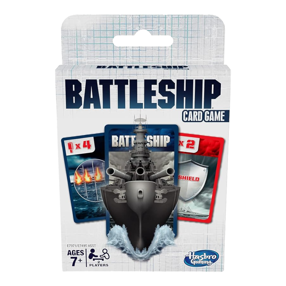 Hasbro Gaming Card Game Battleship for Kids Ages 7 and Up, 2 Player Strategy Game, Travel Games for Kids, Gifts for Kids, Kids Gifts