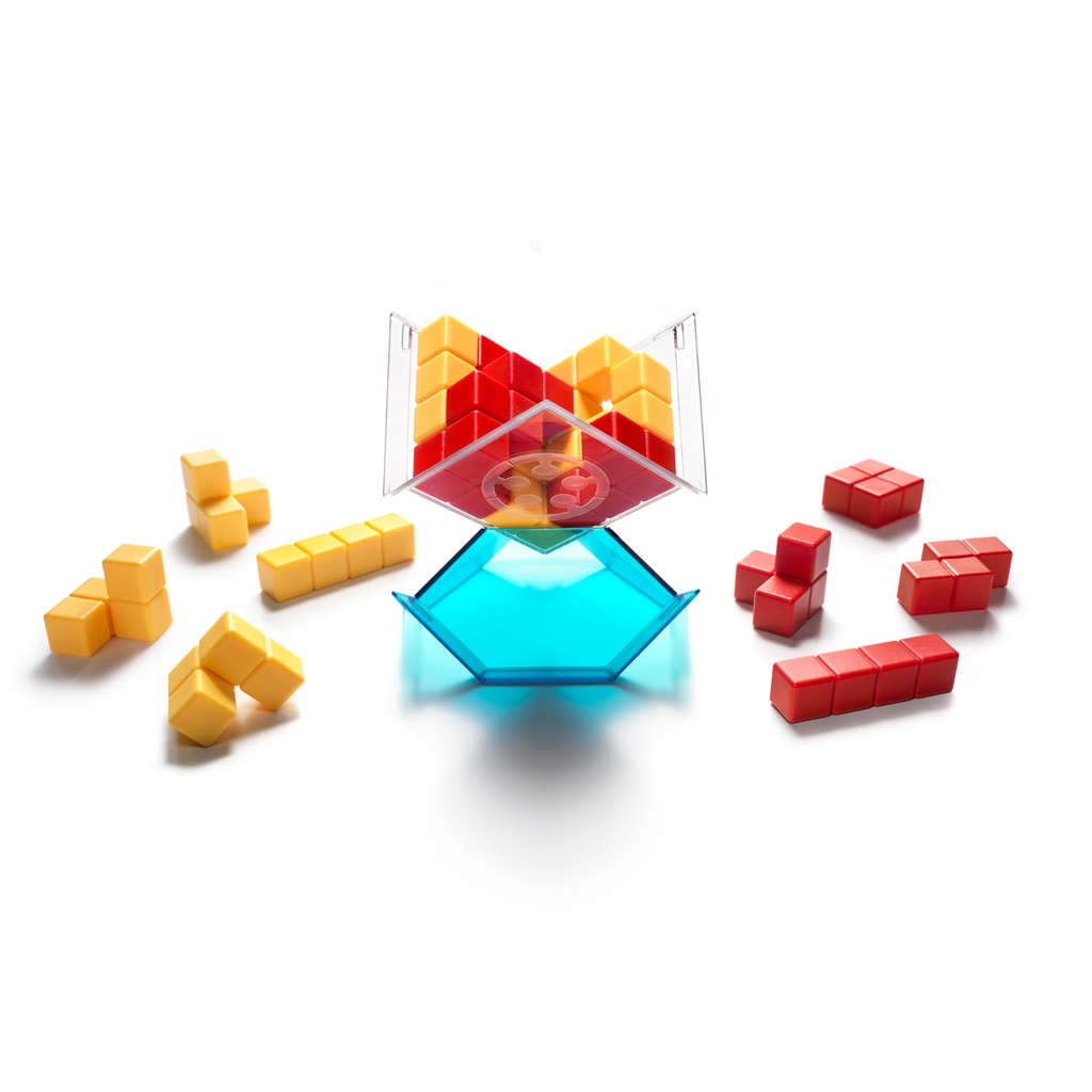 SmartGames - Cube Duel, 2 Player Puzzle Game, Bonus 80 Challenges for 1 Player, Age 10+