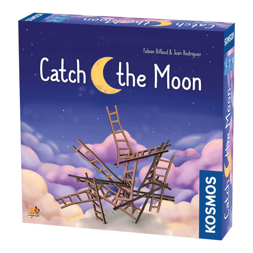 تيمز اند كوزموز كاتش ذا مون، لعبة مرحبة بتراكم السلالم، ألعاب عائلية لليالي اللعب، ألعاب للكبار والأطفال، من 1 إلى 6 لاعبين، عمر 8 سنوات فما فوق