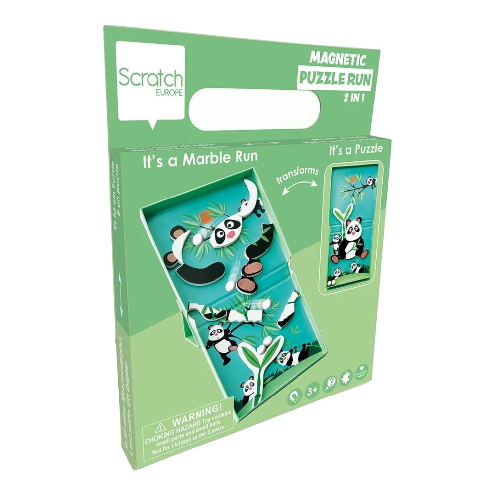 Scratch Europe Magnetic Puzzle Run Panda, Age 3+ years