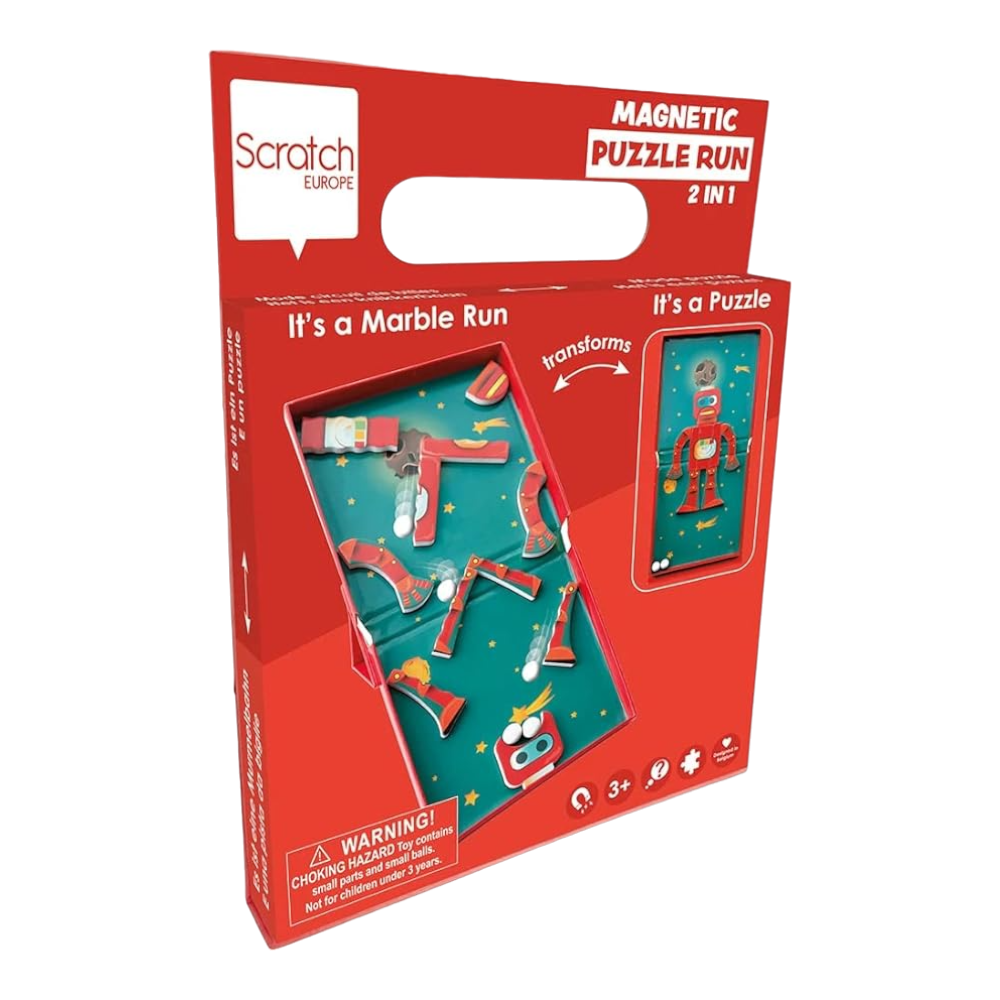 Scratch Europe Magnetic Puzzle Run Robot, Age 3+ years