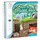 SmartGames Down the Rabbit Hole Magnetic Travel Game with 48 Challenges for Ages 5+