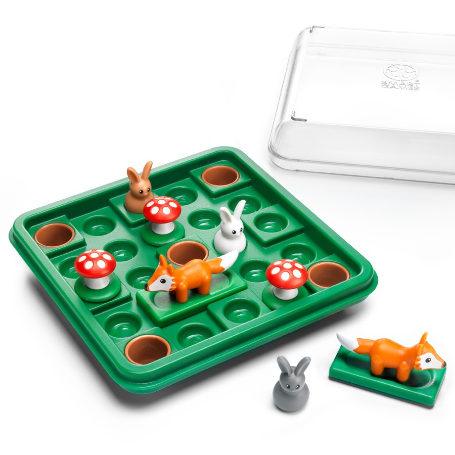 SmartGames JumpIN’ Single Player Skill Building Travel Game with 60 Challenges for Ages 7 to Adult
