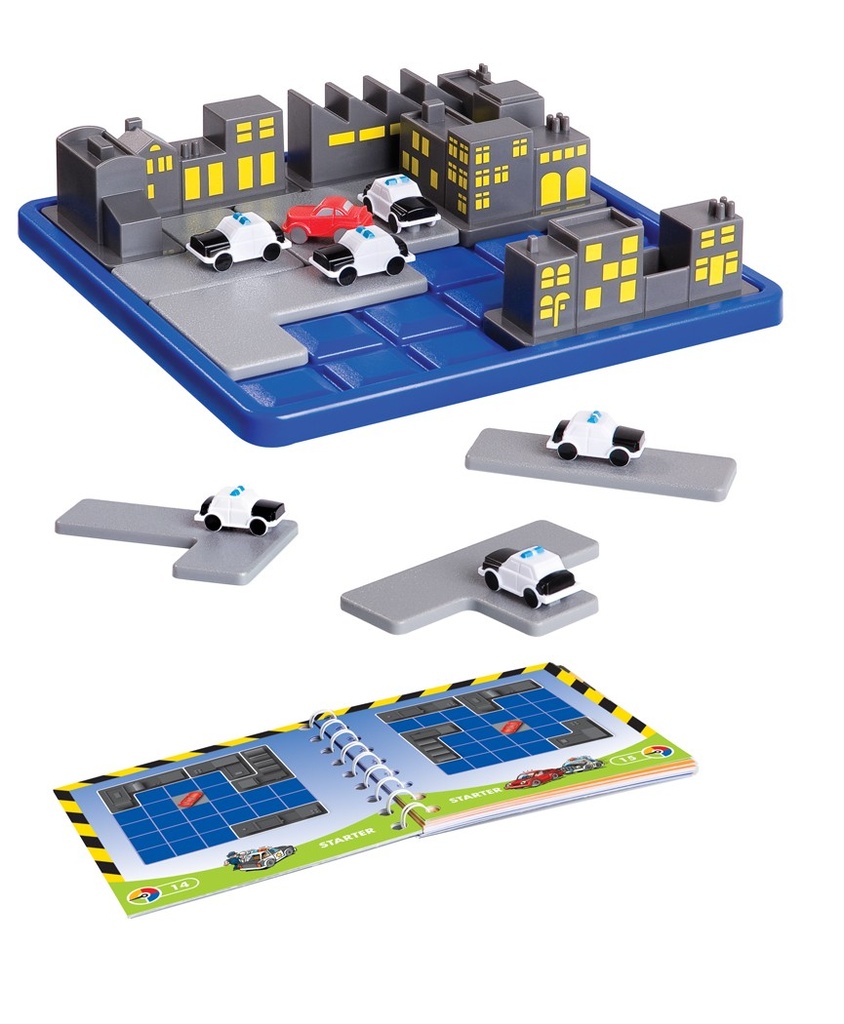 SmartGames Roadblock Single Player Board Game with 80 Challenges for Ages 7 - Adult