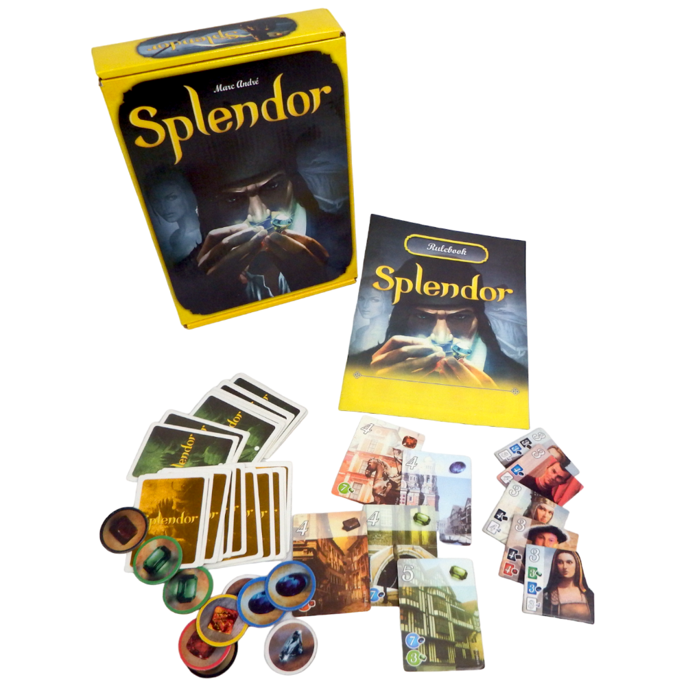 Splendor Board Game - Master The Art of Wealth and Prestige! - Engaging Gem Minding Strategy Game for Kids & Adults, Ages 10+, 2-4 Players, 30 Min Playtime 