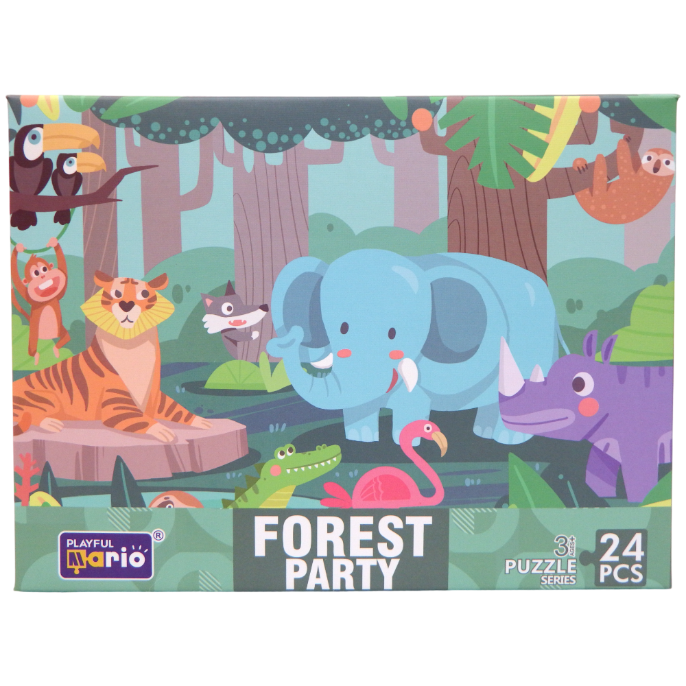 Puzzle Series Forest Party 50x34 cm 24 pcs HAO XIANG PLAYFUL Mario