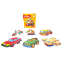 لغز وسائل النقل: أحجية مكونة من قطعتين أو ثلاث قطع، 6 أنماط، 14 قطعة