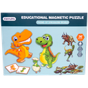 Educational Magnetic Puzzle Dinosaurs World