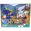 Puzzle Pet Party 90x60 cm 48 Jumbo pcs Sun