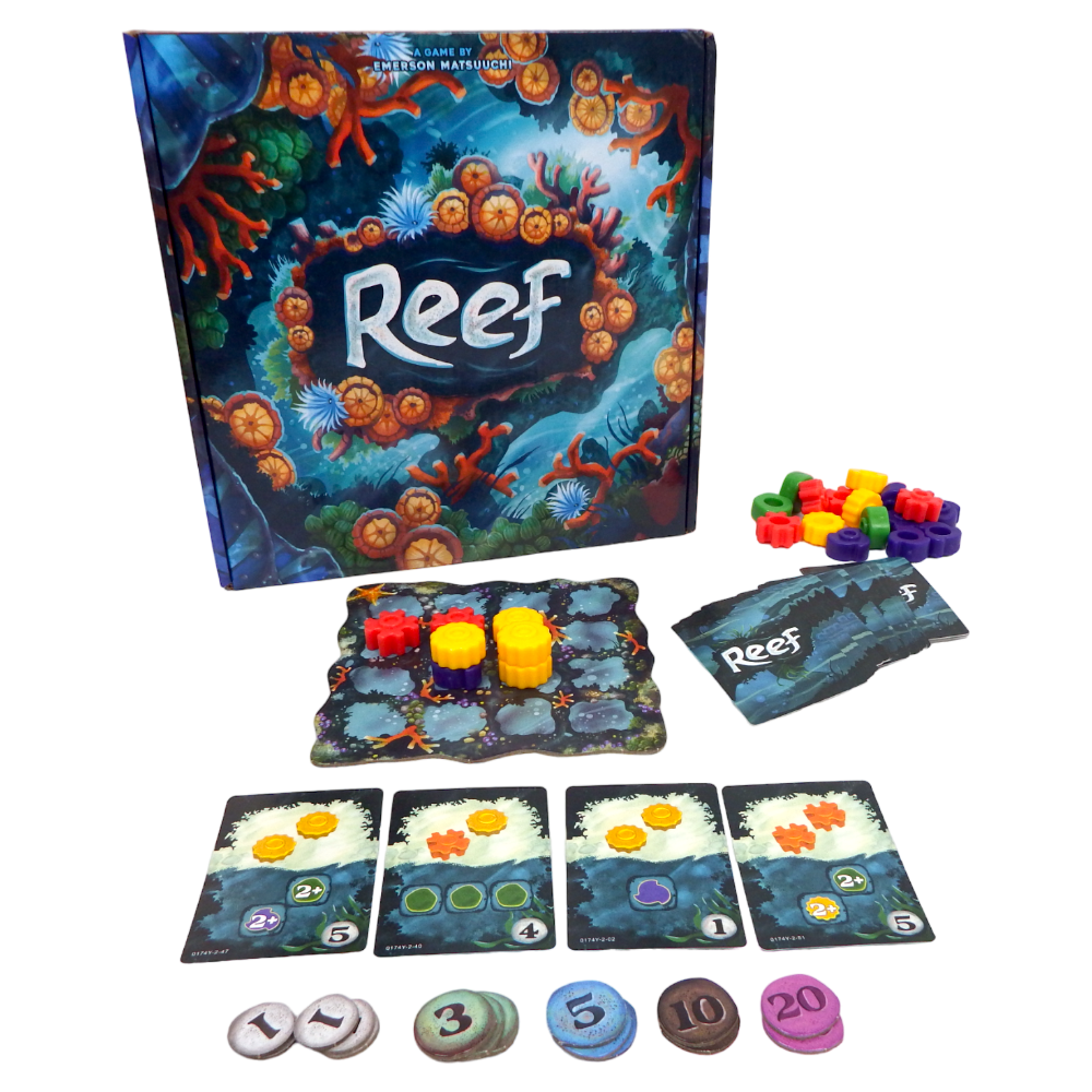 Reef Board Game | Strategy Board Game | Family Board Game for Kids and Adults | Ages 8+ | 2-4 Players | Avg. Playtime 30-45 Minutes