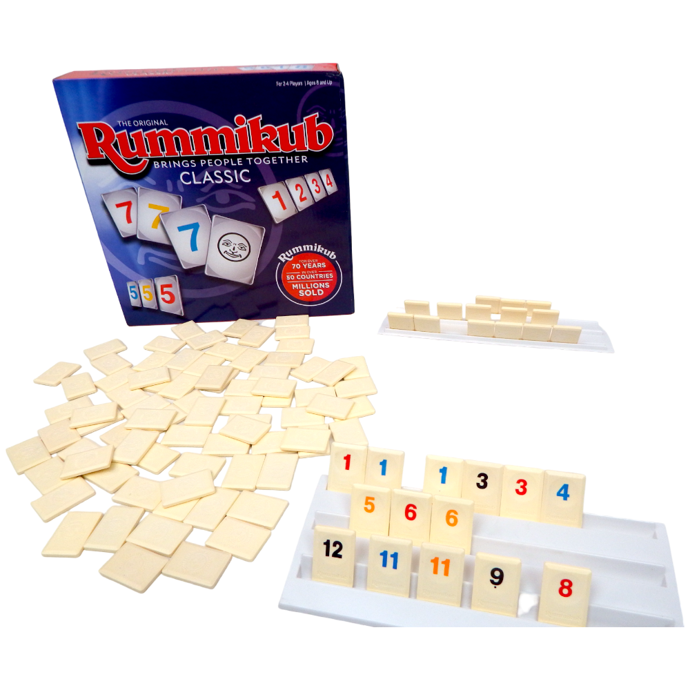 Rummikub Classic game: Brings people together | Family Strategy Games | For 2-4 Players | Ages 8+
