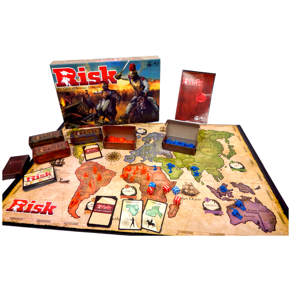 Risk Board Game, Strategy Games for 2-5 Players, Strategy Board Games for for Kids and Family Ages 10 and Up