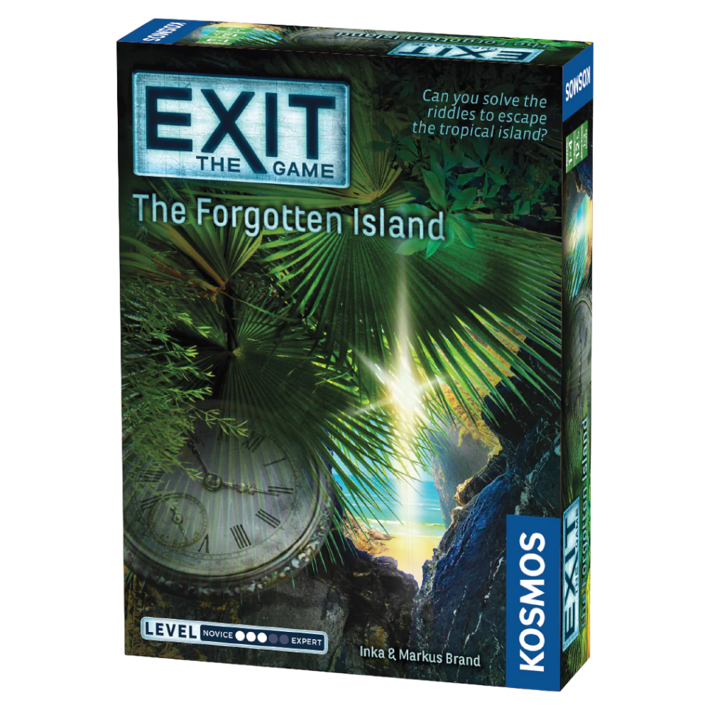 THAMES & KOSMOS Exit The Game The Forgotten Island | Interactive Escape Room Experience| Cooperative | 1-4 Players | 12+ | Game for Kids and Adults