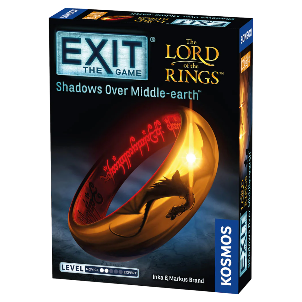 THAMES & KOSMOS Exit The Game Shadows Over Middle-earth | Interactive Escape Room Experience| Cooperative | 1-4 Players | 10+ | Game for Kids and Adults