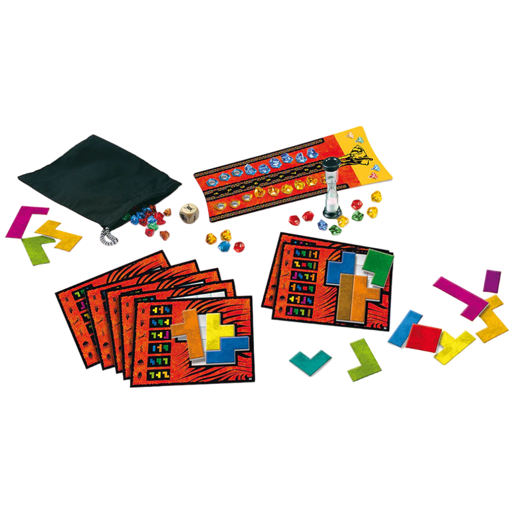THAMES & KOSMOS Ubongo! The Classic Puzzle Game, Tile Puzzle Game, Family Games for Game Night, Board Games for Adults and Kids, For 1 to 4 Players, Age 8+ 