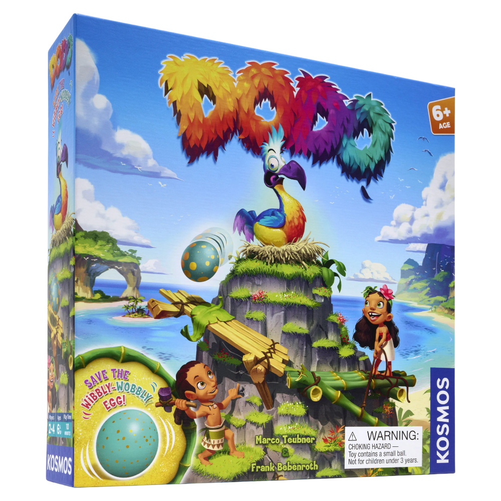 تيمز اند كوزموز دودو: لعبة لوحية، من 2 إلى 4 لاعبين، عمر 6 سنوات وما فوق