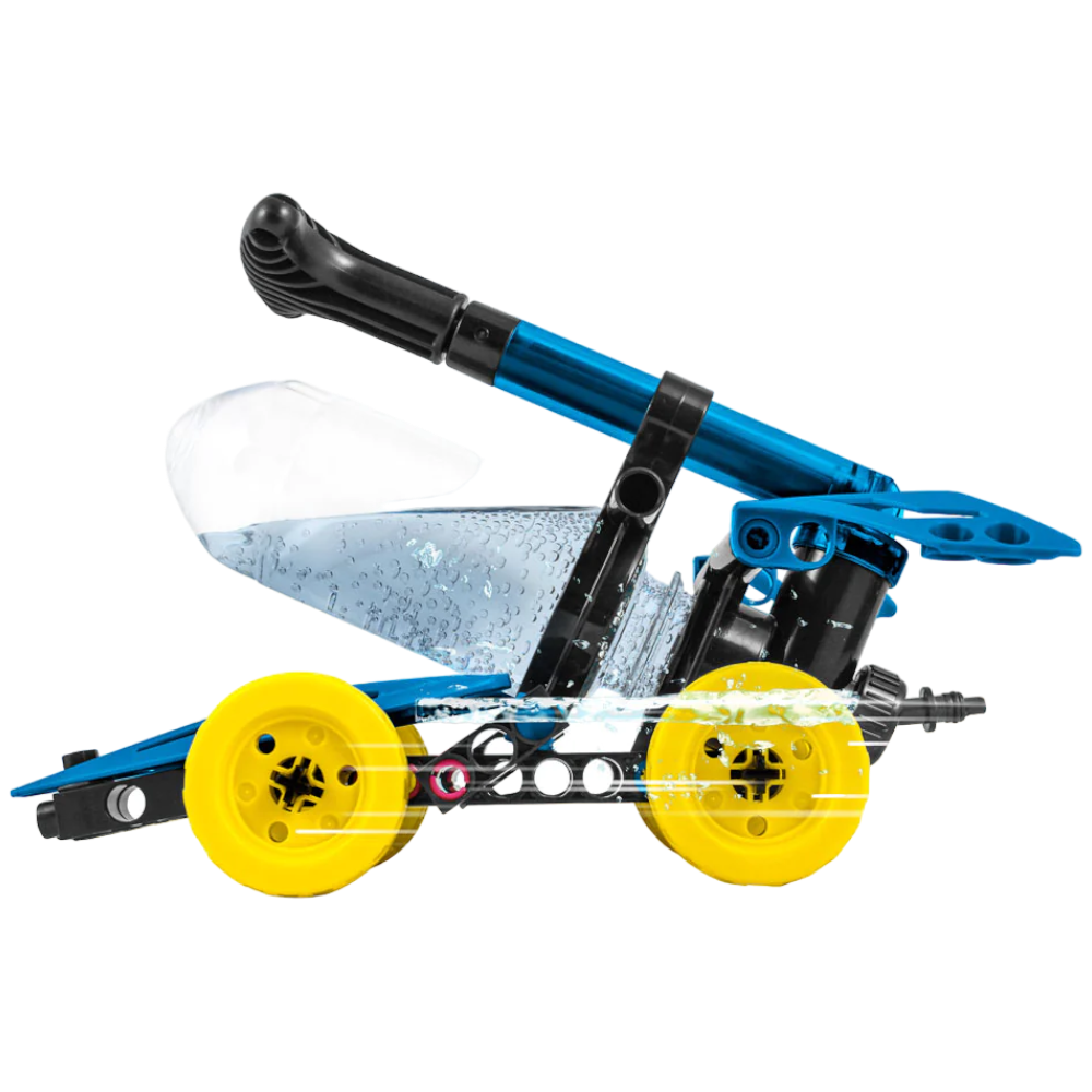 THAMES & KOSMOS Water Power STEM Experiment Kit | Build Your Own Rocket-Propelled Cars, Boats, and More! | Explore Physics of Air & Water, Pneumatics | 6 Models | Full-Color Manual & Experiment Guide 