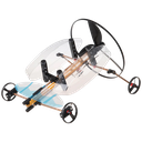 THAMES & KOSMOS Rubber Band Racers Kit | Science Kit | Includes Color Education Manual | Science Toy for Kids 8+,Green 