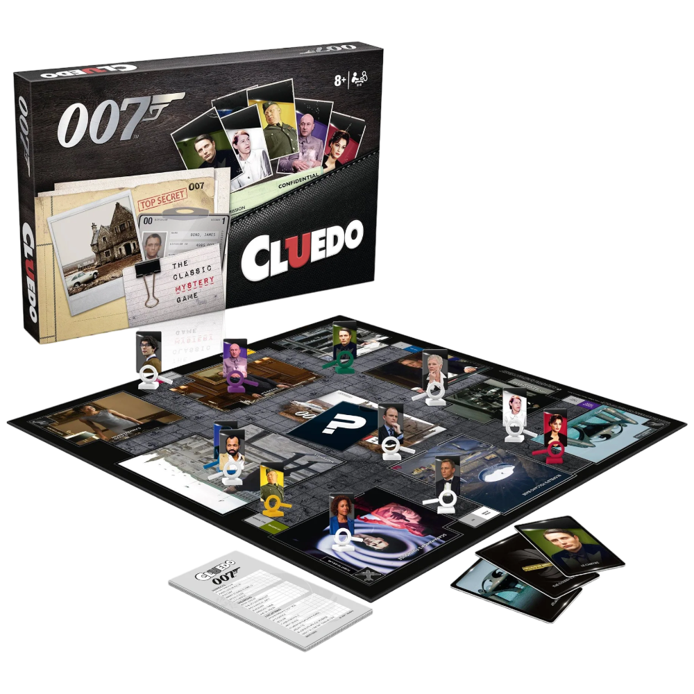 Hasbro Gaming Cluedo James Bond Board Game For Families and Kids Ages 8 and Up, 2-6 Players