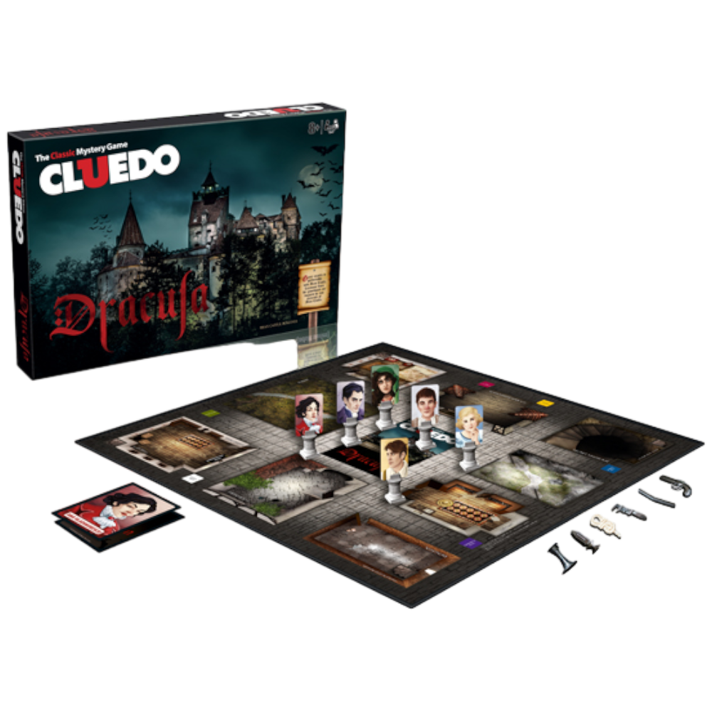 Hasbro Gaming Cluedo Dracula Board Game For Families and Kids Ages 8 and Up, 2-6 Players