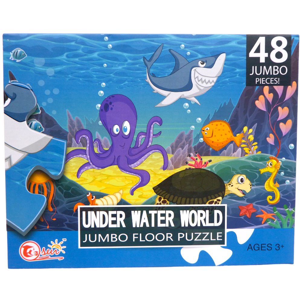 Puzzle Under Water World 90x60 cm 48 Jumbo pcs Sun